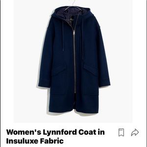 Madewell Coat- Size Small - New with tags!